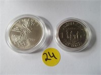 C24) 2002 Salt Lake Olympics Silver Dollar