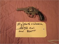1) Smith & Wesson .32 Pistol S# 866TT