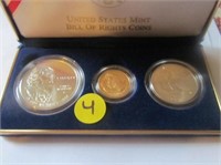 C4) United States Mint Bill of Rights D James Mad;