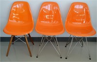 3 Retro Style Polyform Chairs