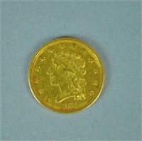 1834 $2 1/2 CLASSIC HEAD US GOLD COIN
