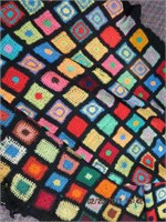 2 Crochet afghans 56 X 56"