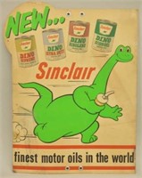 Cardstock SINCLAIR Sign w/Dino & Can Graphics