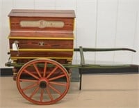 Vincente Llinares Organ Grinder On Rolling Cart