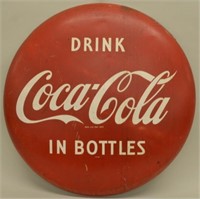 36" Coca-Cola Button Sign