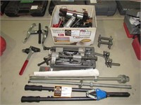 Assorted Bolt Grip and Bearing Removal Parts-