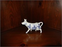 Delft Blue Porcelain Cow Creamer