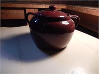 Earthenware Bean Pot with Lid