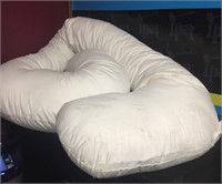 Snoogle Pregnancy Pillow No Cover Dirty from