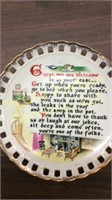 Decorative wall plate from the Amish Village