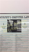"Murphy's Computer Law" wall hanging