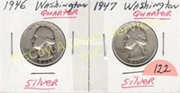 SILVER WASHINGTON QUARTERS