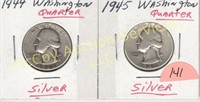 SILVER WASHINGTON QUARTERS