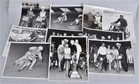 10- MOTORCYCLE RACING 8X10 PICTURES