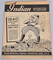 1940 INDIAN MOTORCYCLE ACCESSORIES CATALOG