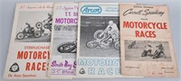 4- 1950s-60s MOTORCYCLE RACING PROGRAMS