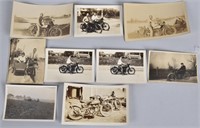 9- EARLY MOTORCYCLE PICTURES