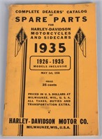 1926-1935 HARLEY DAVIDSON SPARE PARTS CATALOG