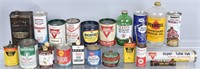 LARGE LOT OFVINTAGE  OIL & GREASE CANS