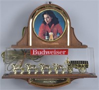 VINTAGE BUDWEISER CLYDESDALE TEAM LIGHTED SIGN