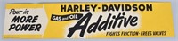 VINTAGE 1940s  HARLEY DAVIDSON ADDITIVE SIGN