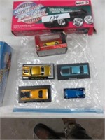 5 COLLECTIBLE METAL CARS AND MODEL
