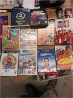 10 ASSORTED MOVIE/VIDEO GAMES