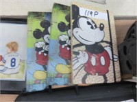 3 NEW MICKEY MOUSE NOTEBOOKS