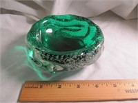 Emerald Controlled Bubble Ashtray