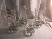 Set of (4) Crystal Ice Tea's on PPW Base