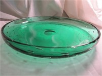 Emerald Controlled Bubble Torte Plate