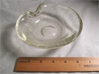 Crystal Controlled Bubble Ashtray w/Rest