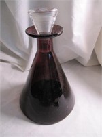 Deep Grape Decanter w/ Stopper