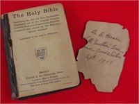 Early 1900s Bible