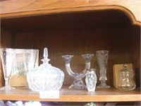 Princess House Glassware and Candle Holders