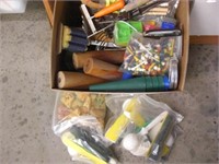 Craft Tools, Sponges, Golf Tees, Etc