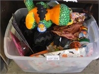 Box of Halloween Items