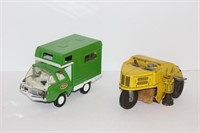 Elgin Windup Street Sweeper &Tonka Camper Truck