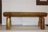 Wooden Leg Bench