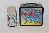 Marvel Comics Super Heroes Lunch Box/Thermos