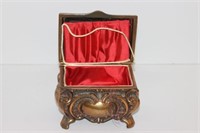 Copper Iodized Metal Minature Jewelry Box