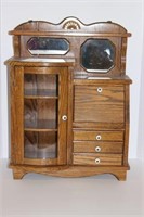 Vintage Wooden Child's Secretary Desk/Cabinet