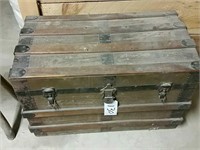 Metal Strapped Chest