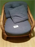 Wicker Chair  with Pads