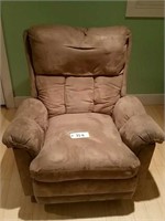 Faux Suede Rocking Reclining Chair