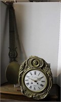 French Grandfather Clock Works in Metal