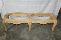 Highly Carved Bench with Six Legs