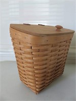 1995 Longaberger Basket With Wooden Lid