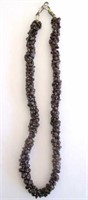 Vintage garnet necklace 21.5cms
