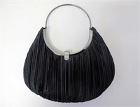 Olga Berg designer black evening bag